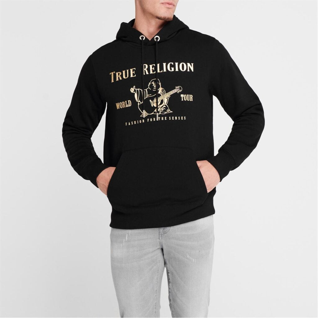 True Religion Buddha OTH Black/Gold Hoodie