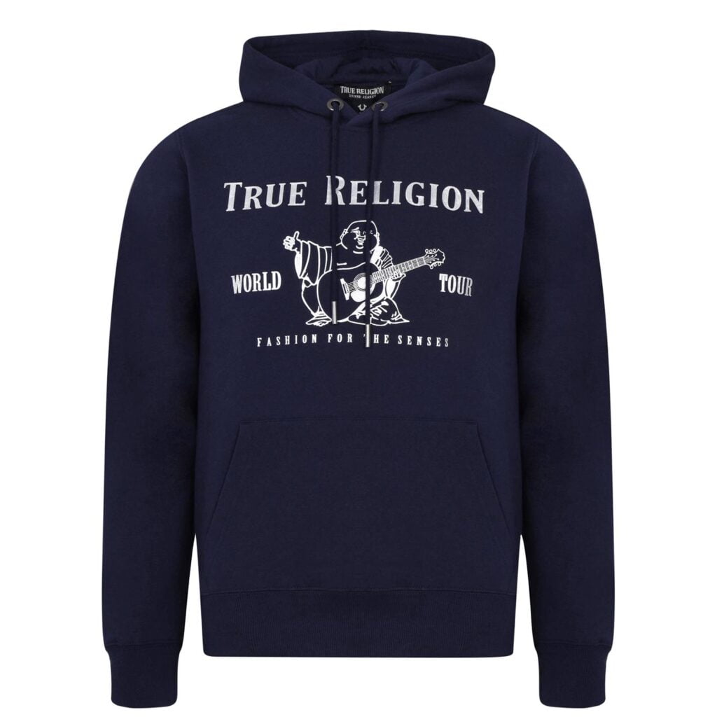 True Religion Buddha OTH Navy/Silver Hoodie