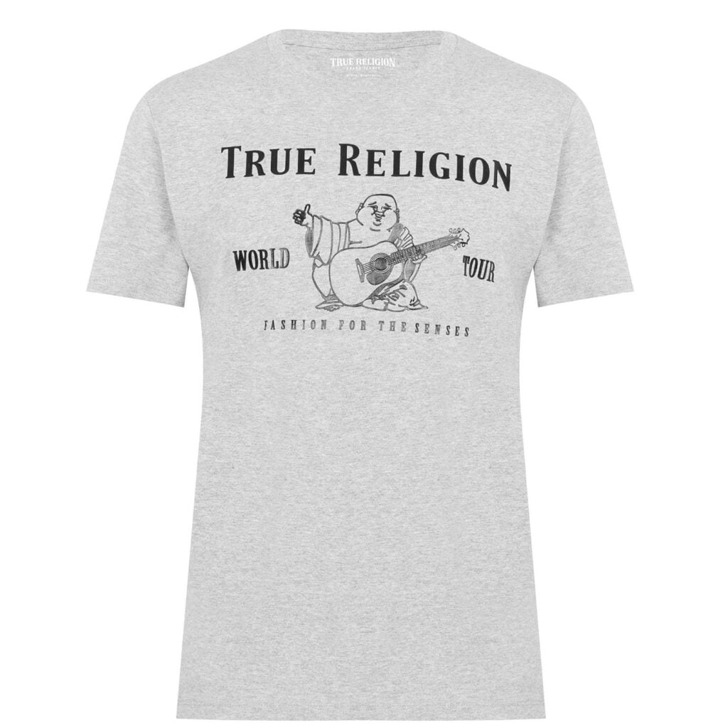 True Religion Buddha Grey T Shirt