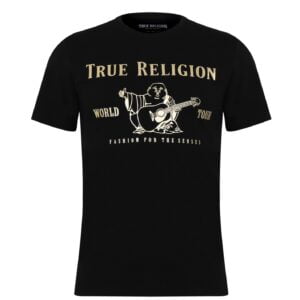 True Religion Buddha Black/Gold T Shirt