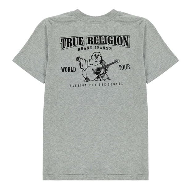 True Religion White Grey T-Shirt