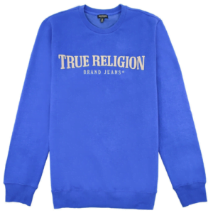 True Religion Sweatshirt Sky Blue