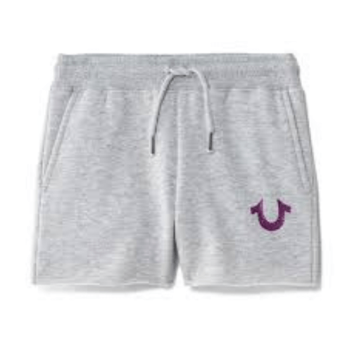 True Religion Grey Logo Shorts